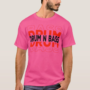 T-shirt Drum N Bass Dnb Astronaut Space Electro Music Drum