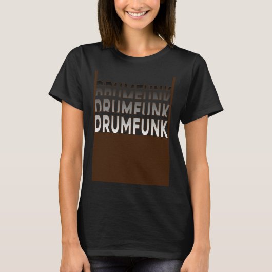 T-shirt Drumfunk Drum Bass DNB DrumNBass Junglist (Devant)