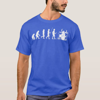 T-shirt Drummer de l'évolution humaine