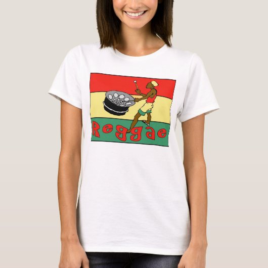 T-shirt Drummer de reggae (Devant)