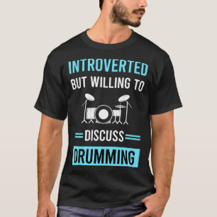 T-shirt Drummer Drummer Drum Drums présenté