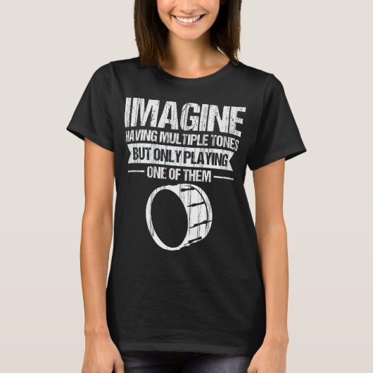 T-shirt Drummer Drummer Drummer Musique à tambours (Devant)