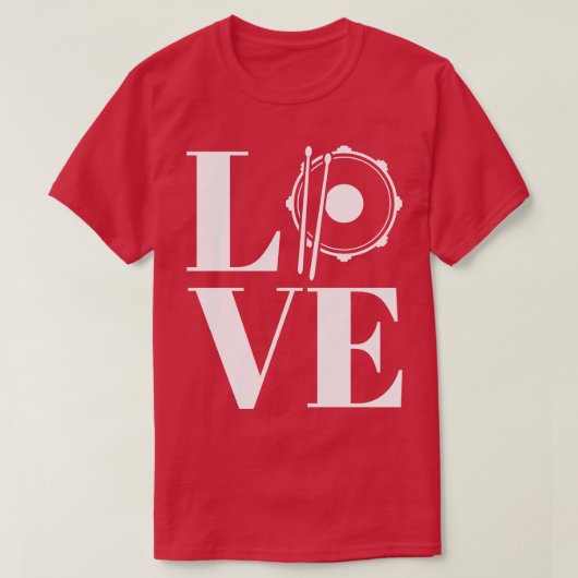 T-shirt Drummer Drummer Drumsticks Musician Outfit 20 (Design devant)