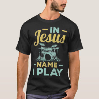T-shirt Drummer et Jésus Christian Gifts