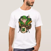 T-shirt Drummer Leprechaun St. Patrick's Day Drumming (Devant)