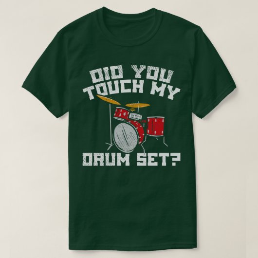 T-shirt Drummer My Drummer Set 2 (Design devant)
