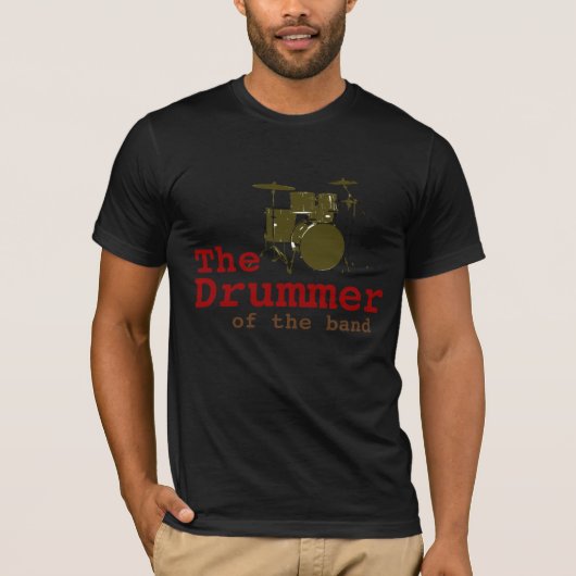 T-shirt Drummer Rock-Tee (Devant)