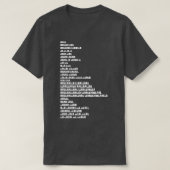 T-shirt Drummer RRLL Rudiments (Design devant)