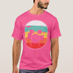 T-shirt Drummer Shirt Hommes Percussion Lover Kit de batte