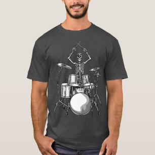 T-shirt Drummer Skeleton Drummer