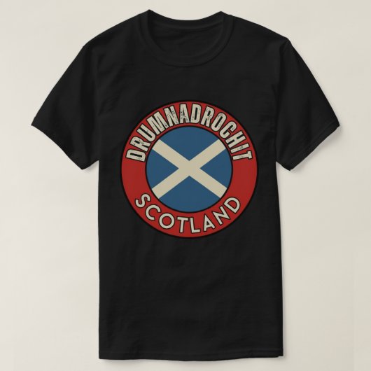T-shirt Drumnadrochit, Écosse (Design devant)