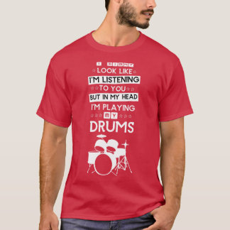 T-shirt Drums amusants Musique Drummer Percussion