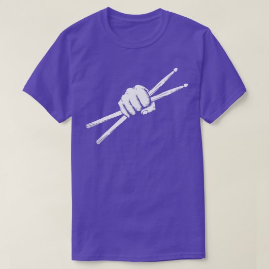 T-shirt Drumsticks Drummer Drumset Drumset Drums Cadeau (Design devant)