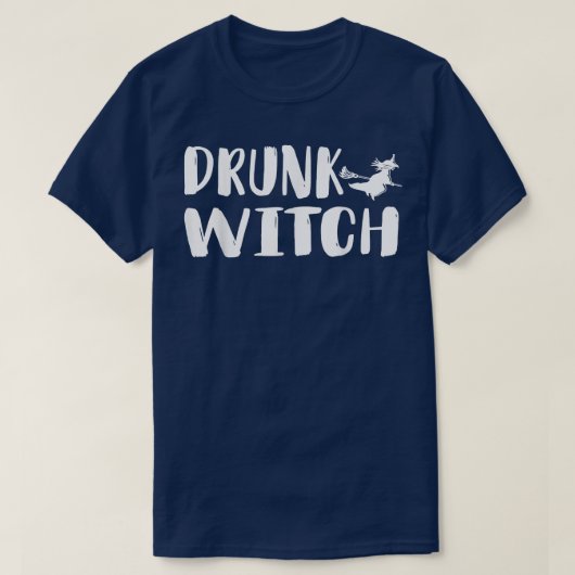 T-shirt Drunk witch halloween 3150315 (Design devant)