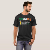 T-shirt Drunker Comme Un Oncle Normal Seulement Drunker Ir (Devant entier)