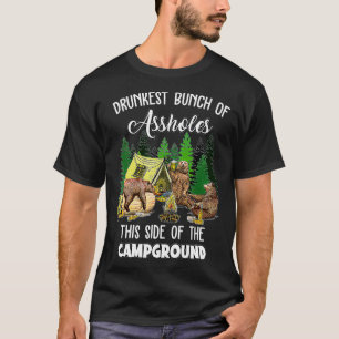 T-shirt Drunkest Bunch Of This Side Of The Campground Funn
