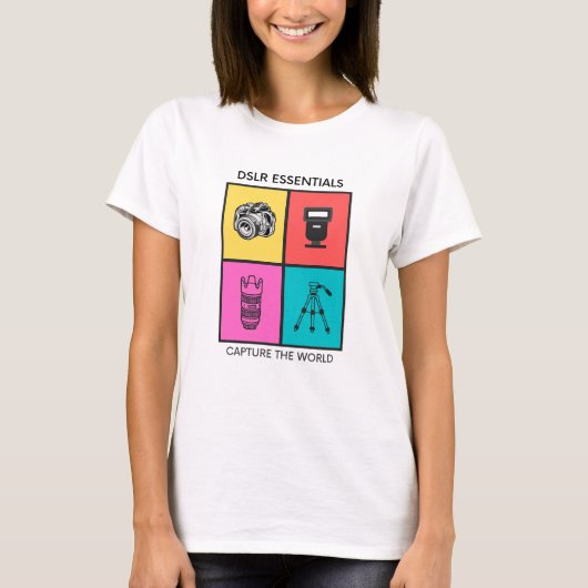 T-shirt DSLR Essentials (Devant)