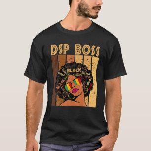 T-shirt DSP Boss Afro African American Women Black History