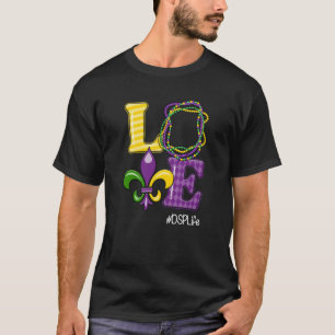 T-shirt DSP Nurse Mardi Gras Leopard Festival Party