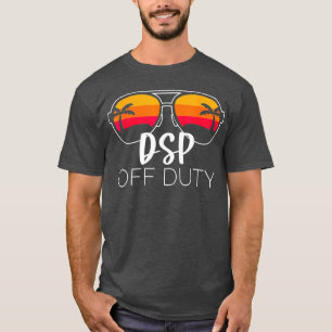 T-shirt DSP off duty Sunglasses Beach Sunset funny direct