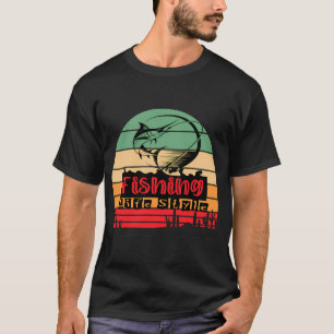 T-shirt DTEH Hommes Femmes Jeunes Pêche me maintient en vi
