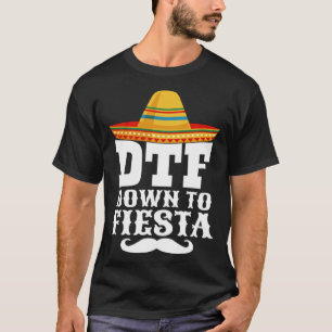 T-shirt DTF à Fiesta Casquette mexicain
