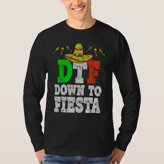 T-shirt Dtf À La Fiesta Cinco De Mayo (Devant)