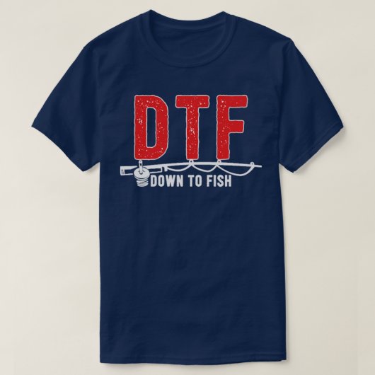 T-shirt DTF Descendre À Poisson Amusant Pêche Camping Voya (Design devant)