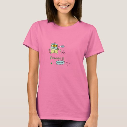 T-shirt DTV Girls Downhill Monster tee (Devant)