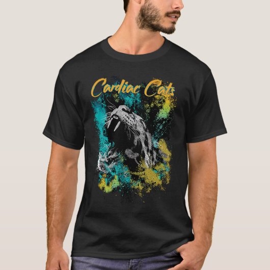 T-shirt DTWD Cardiac Chats Paint Splatter (Devant)