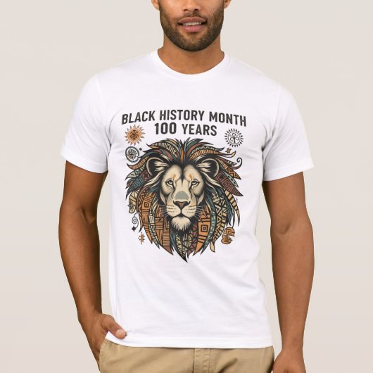 T-Shirt du 100e anniversaire du Mois de l'histoire (Devant)