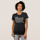 T-Shirt du 14ème AMENDEMENT (Devant entier)