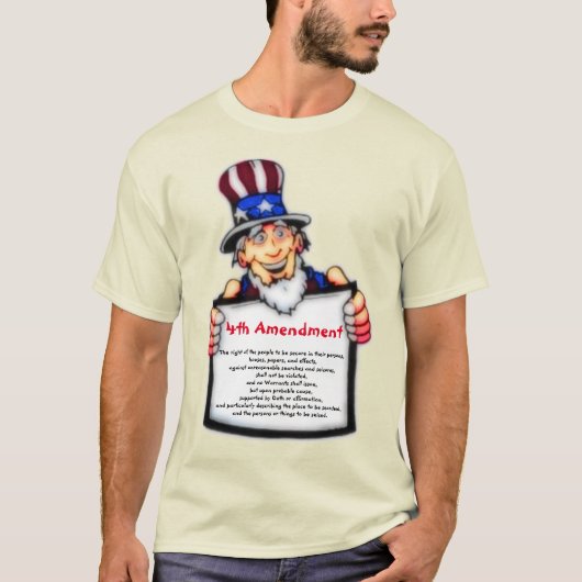 T-shirt du 4e amendement (Devant)