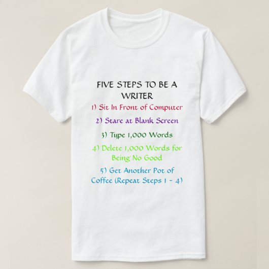 T-shirt du 5-Steps de l'auteur (Design devant)