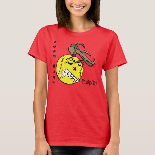 T-shirt du base-ball de Fastpitch (Devant)