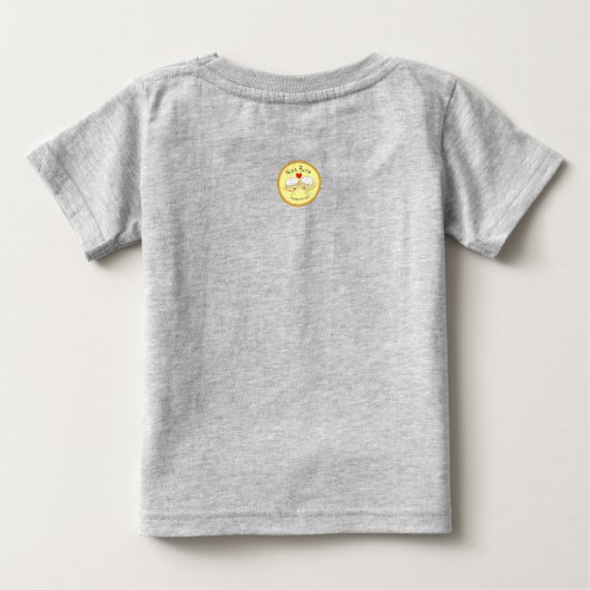T-shirt du bébé de l'enfant mignon de maths de (Dos)