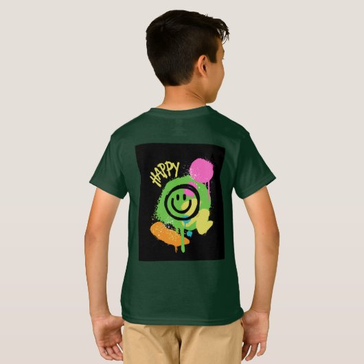 T-shirt du bonheur (Dos entier)