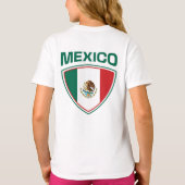 T-shirt du Bouclier du drapeau mexicain (Dos)