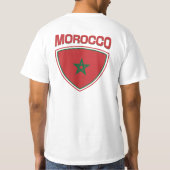 T-shirt du Bouclier du pavillon marocain (Dos)