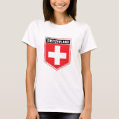 T-shirt du bouclier suisse (Devant)