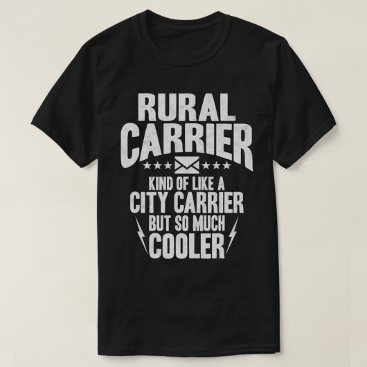 T-shirt du bureau de poste du transporteur rural (Design devant)