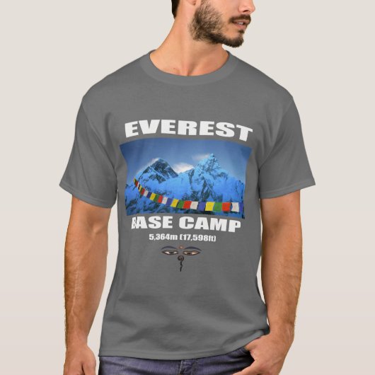 T-shirt du camp de base du mont Everest (Devant)