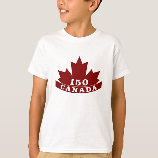 T-shirt du Canada 150 d'enfants (Devant)