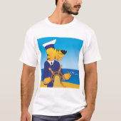 T-shirt du capitaine de tigre Mens (Devant)