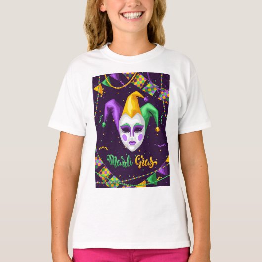 T-shirt du carnaval de Mardi Gras (Devant)