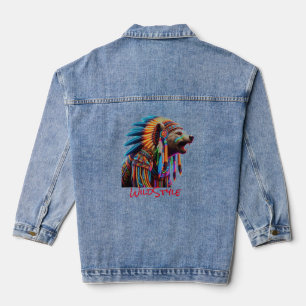 T-shirt du chef de l'ours de Neon WildStyle