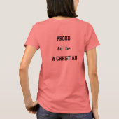 T-shirt du christianisme de colombe (Dos)
