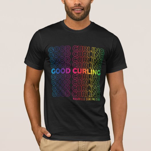 T-shirt du club de curling de Nashville (Devant)