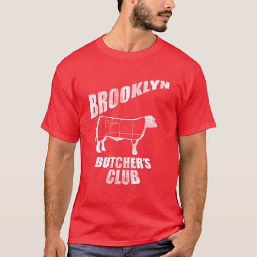 T-shirt du club du boucher de Brooklyn (Devant)