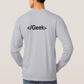 T-shirt du code v2 de geek (Dos)